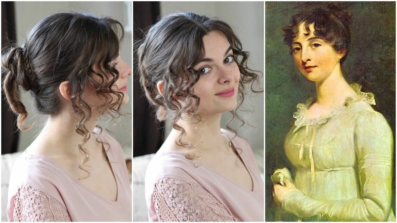 Прическа 19 века фото Elizabeth Bennet - Tutorial Beauty Beacons of Fiction Historical hairstyles, Vic