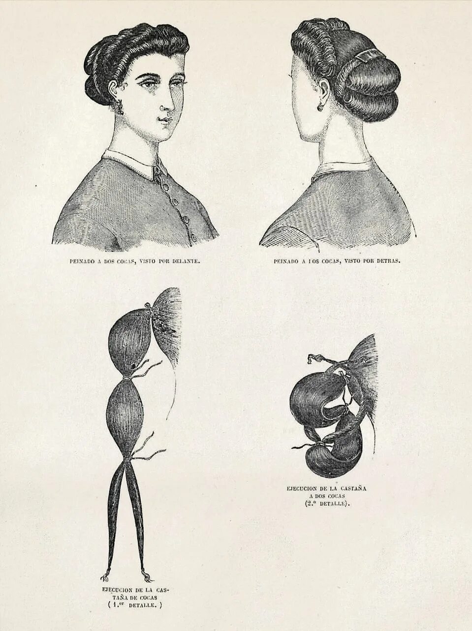 Прическа 19 века женская легкая La enagua voladora Historical hairstyles, Victorian hairstyles, Vintage hairstyl