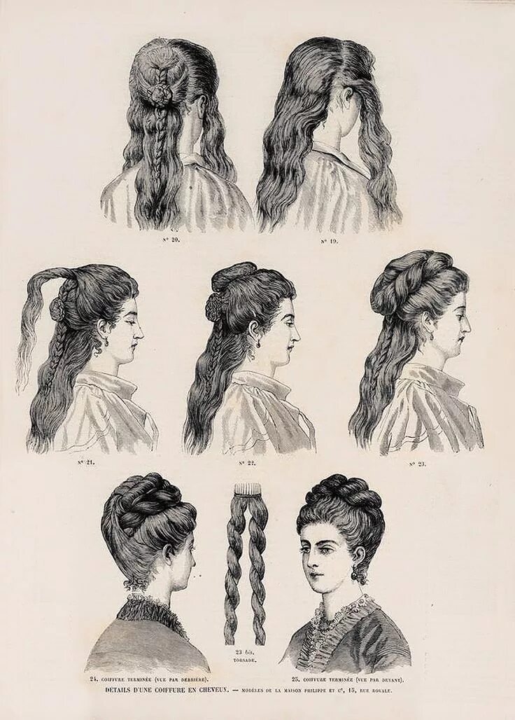 Прическа 19 века женская легкая La enagua voladora Historical hairstyles, Victorian hairstyles, 1870s hairstyles