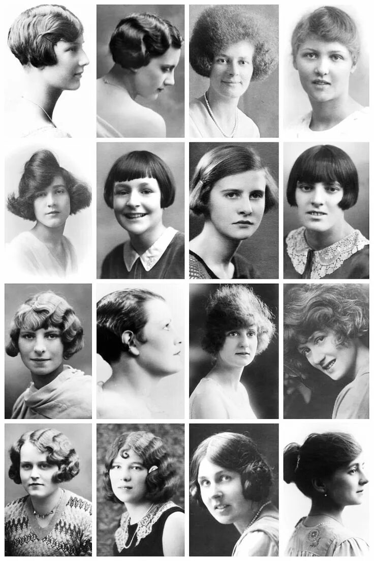 Прическа 1920 х годов женская vintage everyday. From the bob to finger waves, vintage photographs depict some 