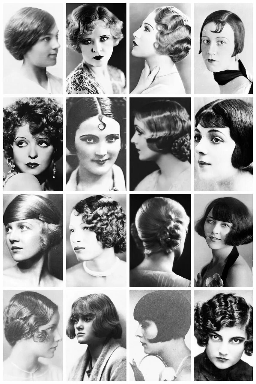 Прическа 1920 х годов женская From the Bob To Finger Waves: Vintage Photographs Depict Some of Popular Women's