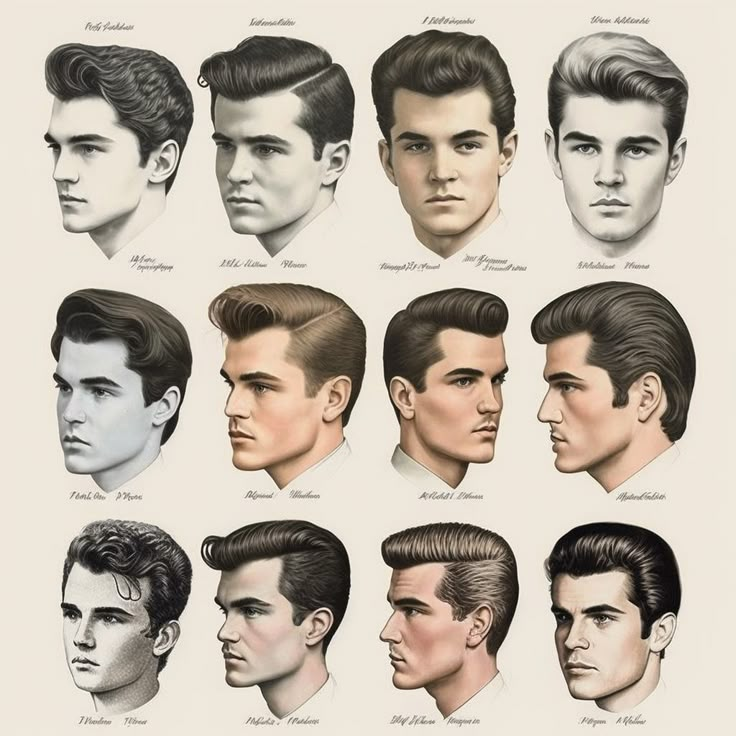 Прическа 1960 мужская Pin on 1920-1950 mens hair 60s hair, 1960 hairstyles, 60s mens hairstyles