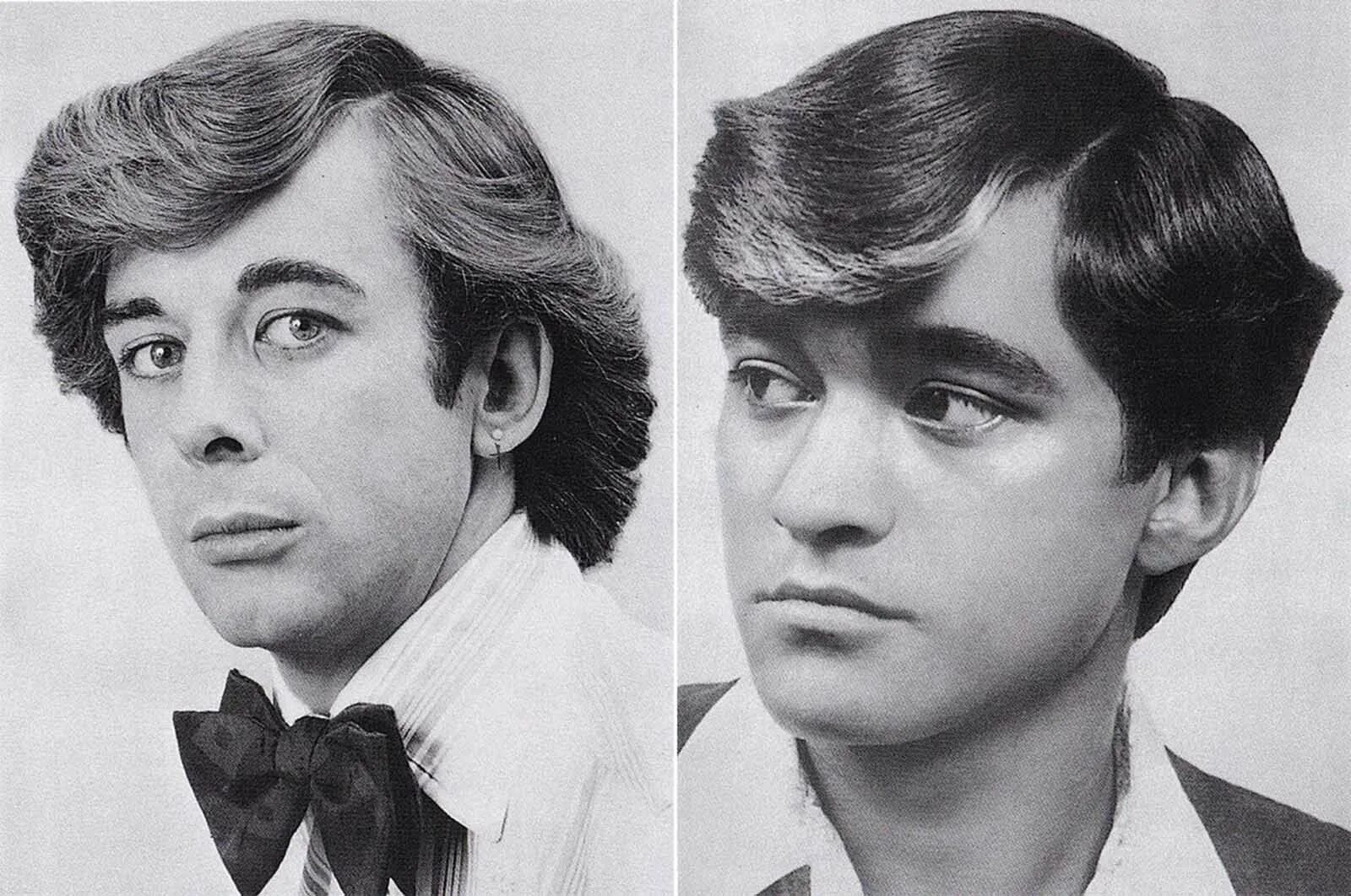 Прическа 1960 мужская Romantic men’s hairstyle from the 1960s–1970s - Rare Historical Photos 60s hair,