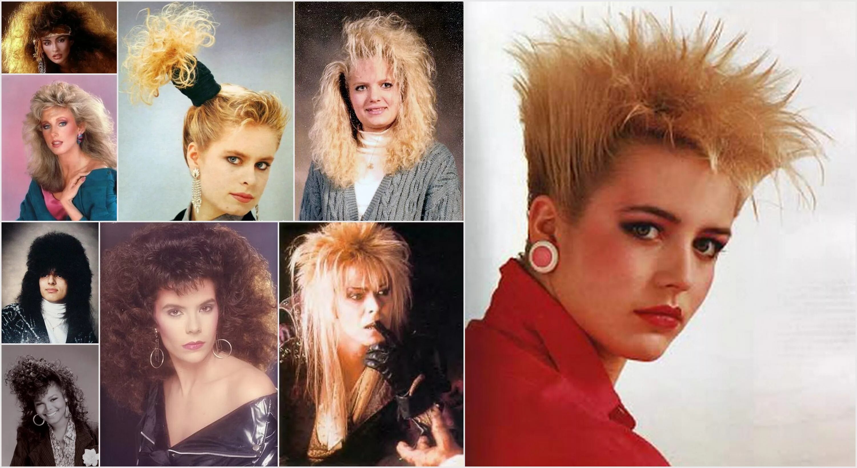 Прическа 1990 х годов Pires Coupes de Cheveux des Femmes Années 80