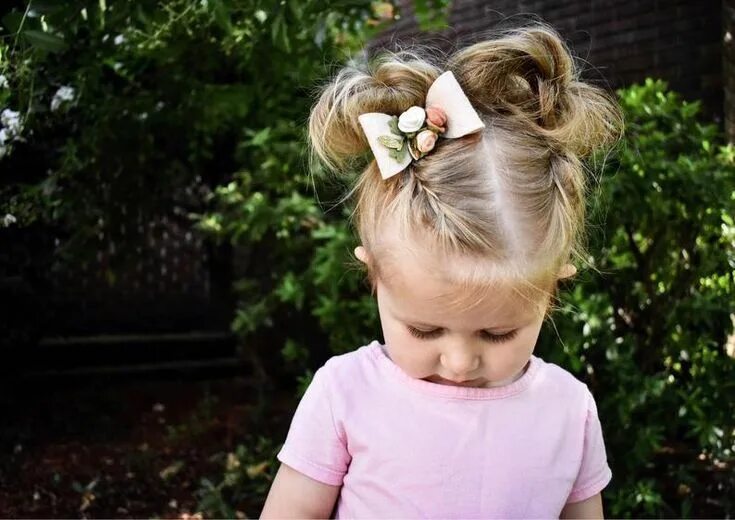 Прическа 2 3 года Felt bow headband. Toddler hairstyles girl fine hair, Girl hair dos, Baby hairst