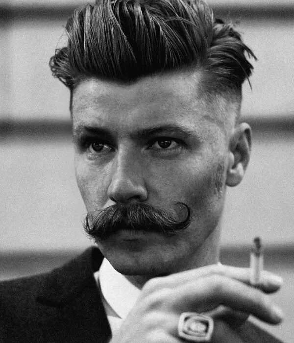 Прическа 20 годов мужчины Movember Moustache - Classic, Upward, Downward, The Chaplin Moustache style, Men