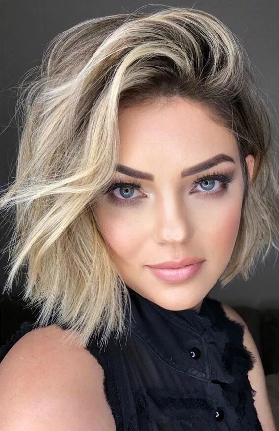 Прическа 2023 женская модная средние волосы Cute Lob vs Bob Haircuts & Hairstyles in 2020 Blonde bob hairstyles, Hairstyles 