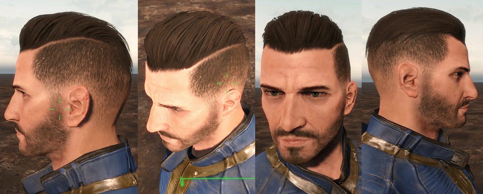 Прическа 4 буквы ArtStation - Fallout 4 Character Creation Hair and Facial Hair