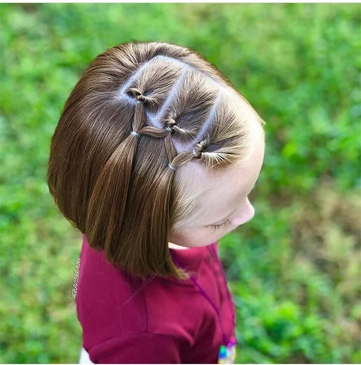 Прическа 5 лет на короткий волос Pin by Lily Espinoza on hair Valentines hairstyles, Baby hairstyles, Hair styles