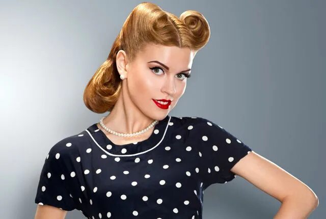 Прическа 50 годов на длинные волосы 15 Delightful Hairdos History Has Forgotten Vintage hairstyles, Retro hairstyles