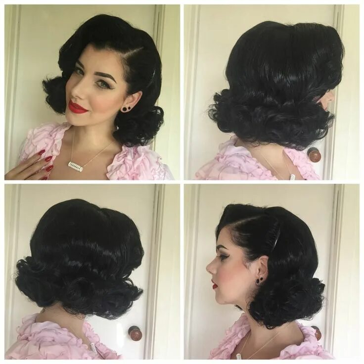 Прическа 50 годов своими руками Miss Victory Violet Retro hairstyles, Hair styles, Vintage hairstyles