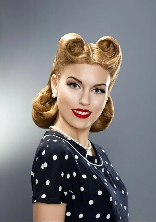 Прическа 50 х годов женская 1950's Rockabilly hair, Retro hairstyles, Retro hairstyles tutorial