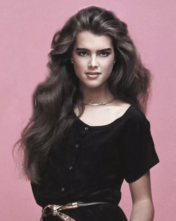 Прическа 90 х на длинные волосы Brooke Shields Long hair styles, 80s hair, Brooke shields young