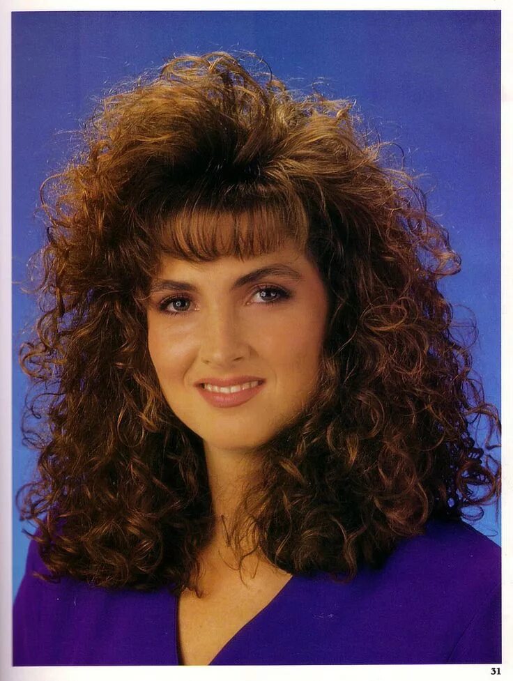 Прическа 90 на средние волосы Page 031 - Medium 08 80's hairstyle, 80s hair, 80s big hair