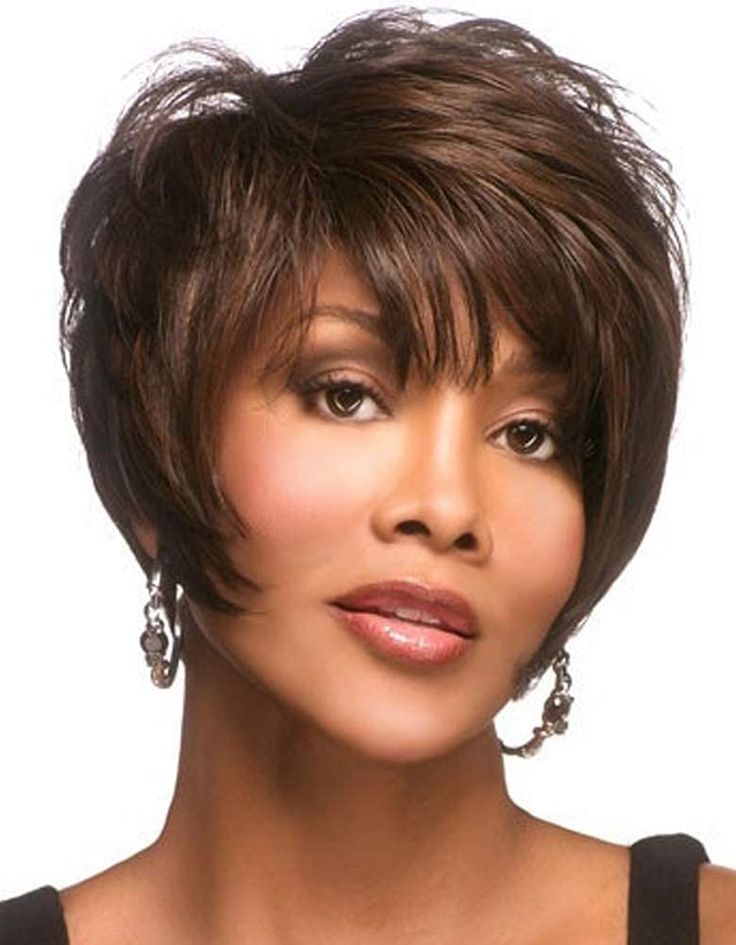 Прическа американка женская Nicetobuy Umeet Short Fluffy Curly Synthetic Brown Wigs For Woman Natural Lookin