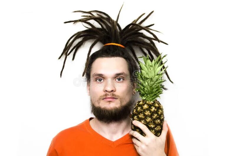 Прическа ананас мужская Man with dreadlocks stock photo. Image of smile, treatment - 84438498