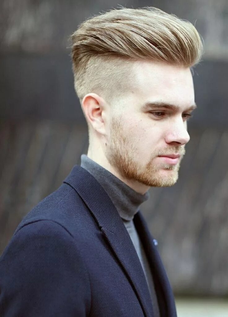 Прическа андеркат мужская фото coiffure-homme-tendance-côtés-rasés Cool hairstyles for men, Mens haircuts short