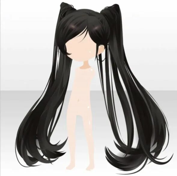 Прическа аниме для девушки с длинными волосами Pin on CocoPPaPlay Anime hair, Manga hair, Hair sketch