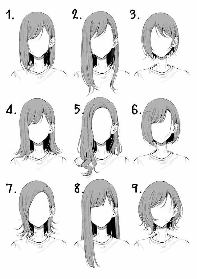 Прическа аниме на короткие волосы #hair art reference hairstyles Hairstyles Art Male Sketsa, Menggambar rambut, Ca