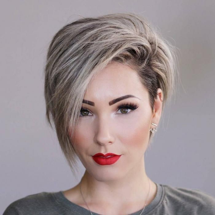 Прическа асимметрия Модные стрижки 2018 года. 6 модных тенденций (фото) Short hair styles, Short hai