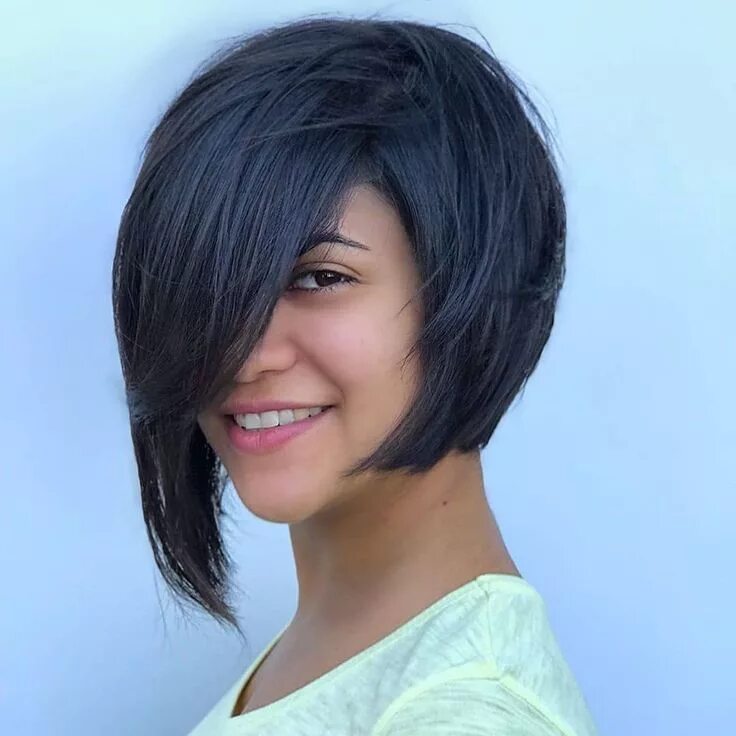 Прическа асимметрия фото Short hairstyles and haircuts for women Cabello