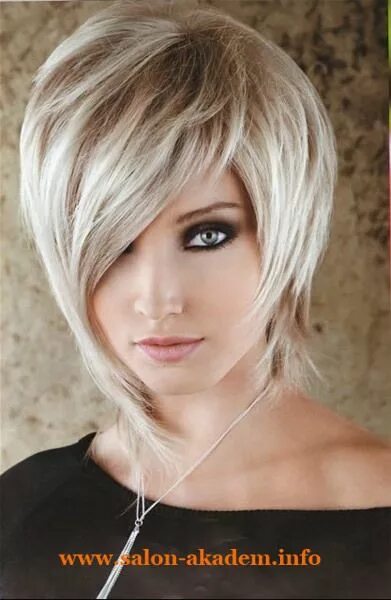 Прическа асимметрия на средние Ассиметричный боб стрижка Edgy hair, Short hairstyles for thick hair, Edgy hairc