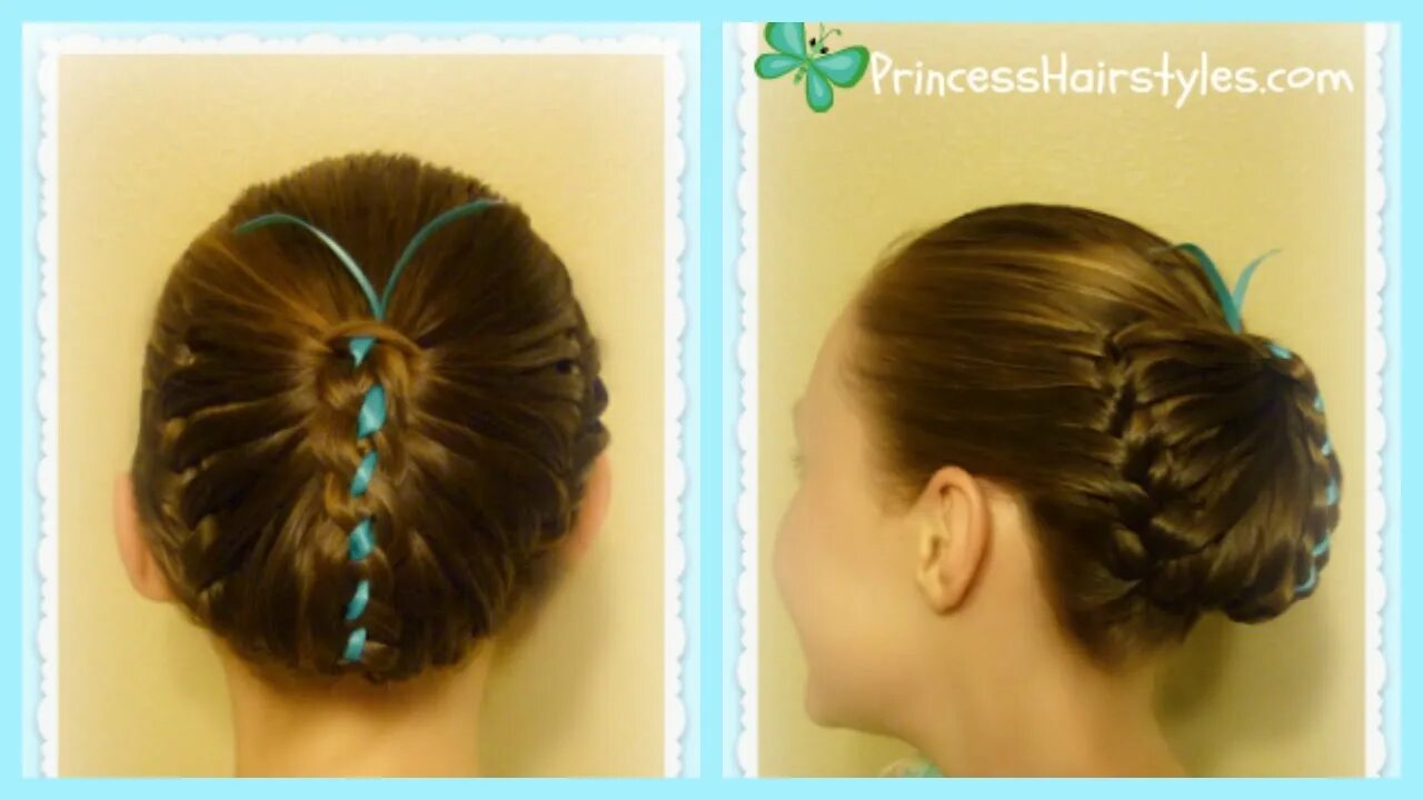 Прическа бабочка для девочки пошагово Butterfly Hairstyle, Cute Spring Hairstyles - YouTube