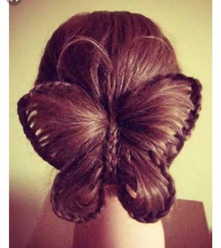 Прическа бабочка женская Pin by İrem on fotoğraflar Butterfly hairstyle, Crazy hair, Long hair styles