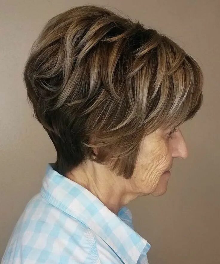 Прическа бабушке на средние волосы 60 Hairstyles and Haircuts for Women Over 70 to Rock in 2024 Womens haircuts, Sh