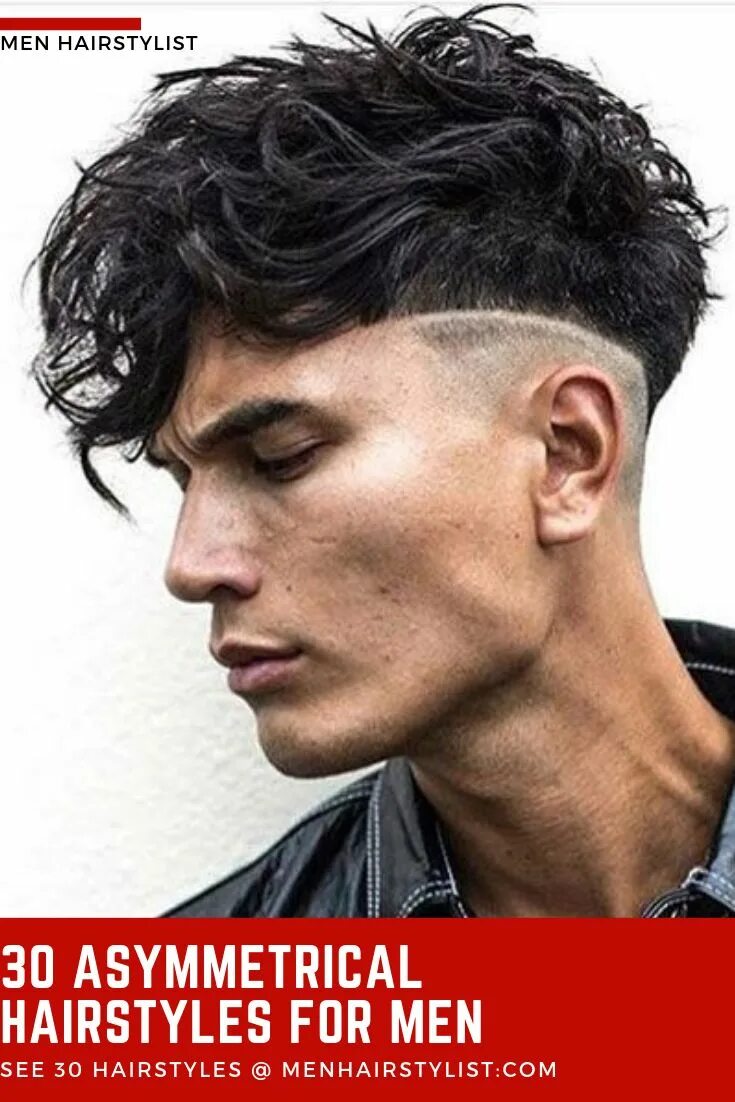 Прическа бахрома мужская 30 Asymmetrical Men Hairstyles Mens hairstyles fade, Mens hairstyles, Asymmetric