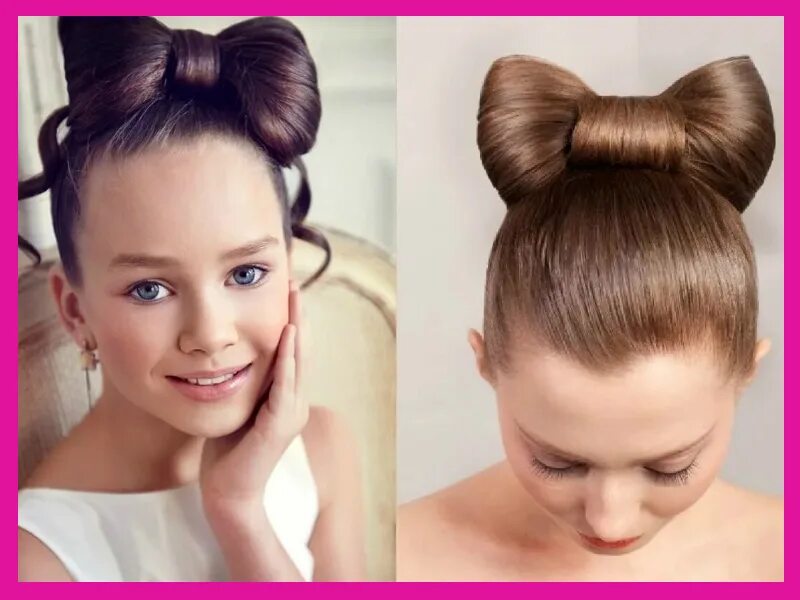 Прическа бант для девочки на длинные Holiday Hairstyles for Your Little Princess " Hair Color Chart Trend hair color 