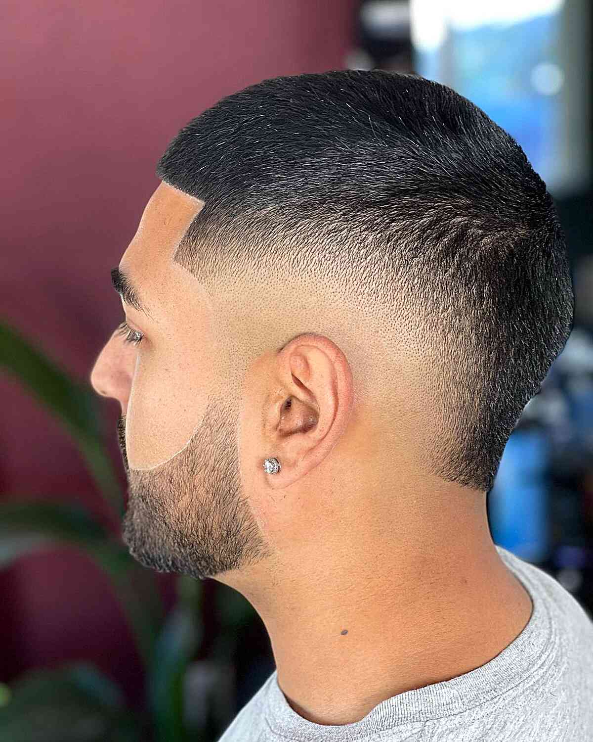 Прическа баз 25 Freshest Burst Fade Buzz Cuts Men Are Getting Right Now