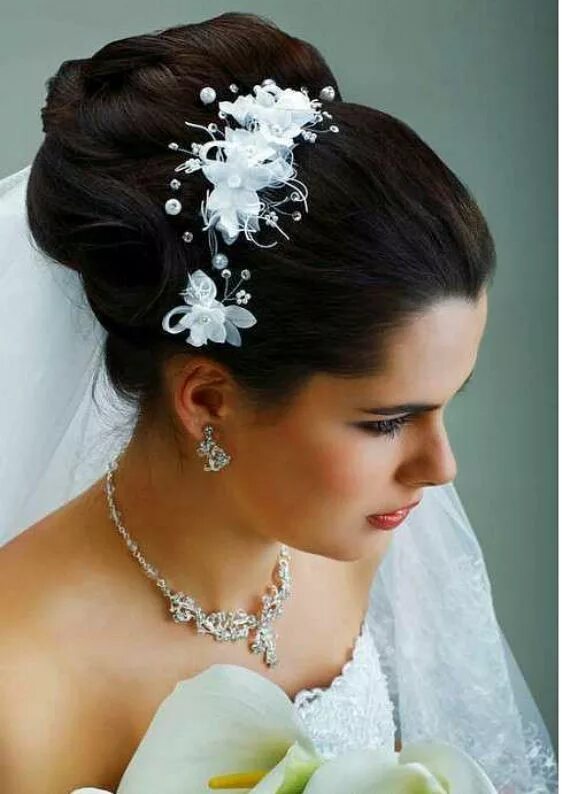 Прическа без фаты фото Pin on Cinderella Hairstyle & Veil ⓛ ⓞ ⓥ ⓔ ♔ ♛ Wedding hair up, Bridal hair veil