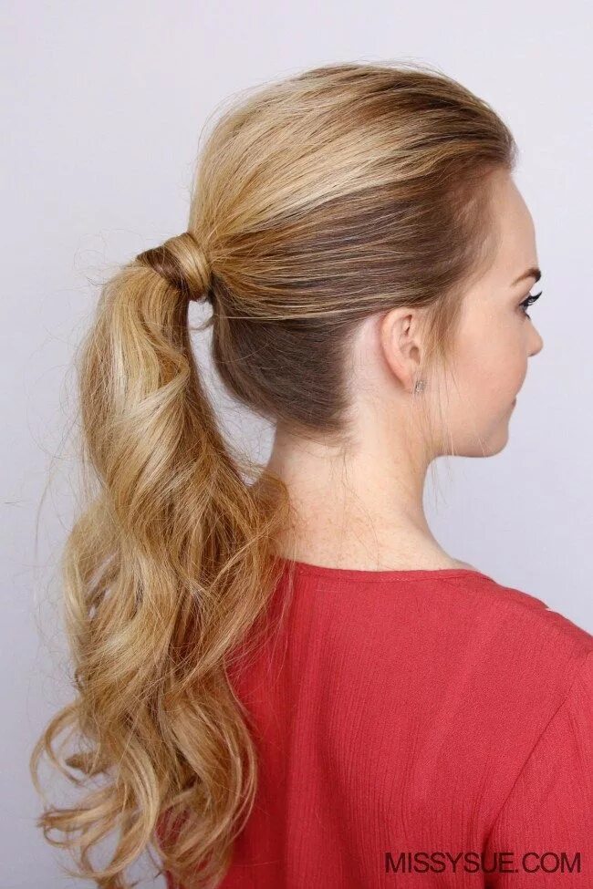 Прическа без резинок на длинные волосы Dutch Braid Fishtail Ponytail MISSY SUE Fishtail ponytail, Braided hairstyles ea