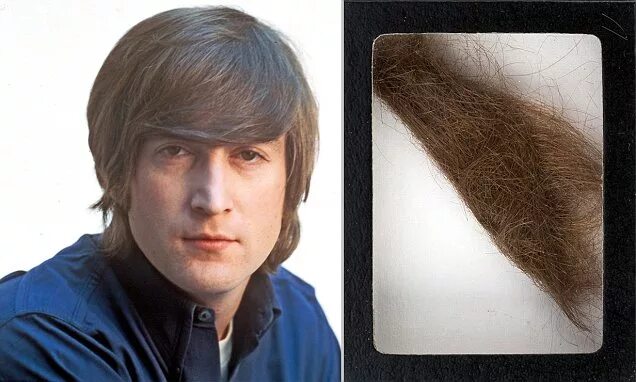 Прическа битлз мужская John Lennon's hair bought at Heritage Auction for $35k by collector Paul Fraser