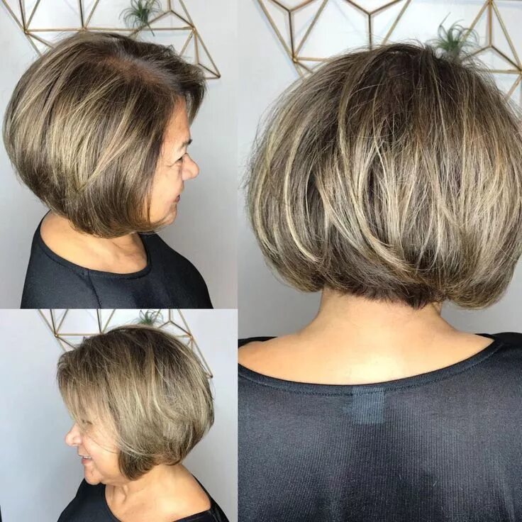 Прическа боб 50 каре на короткие 60 Best Hairstyles and Haircuts for Women Over 60 to Suit any Taste Short hair c