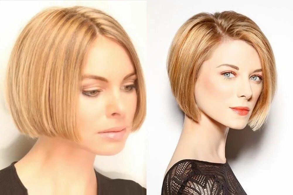 Прическа боб без челки фото Стрижка каре модные варианты в 2017 году 130 фото Shoulder length bob haircut, B