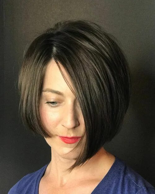 Прическа боб без челки фото 19 Hottest Asymmetrical Bob Haircuts of 2019 - Peinados Lindos Asymmetrical bob 