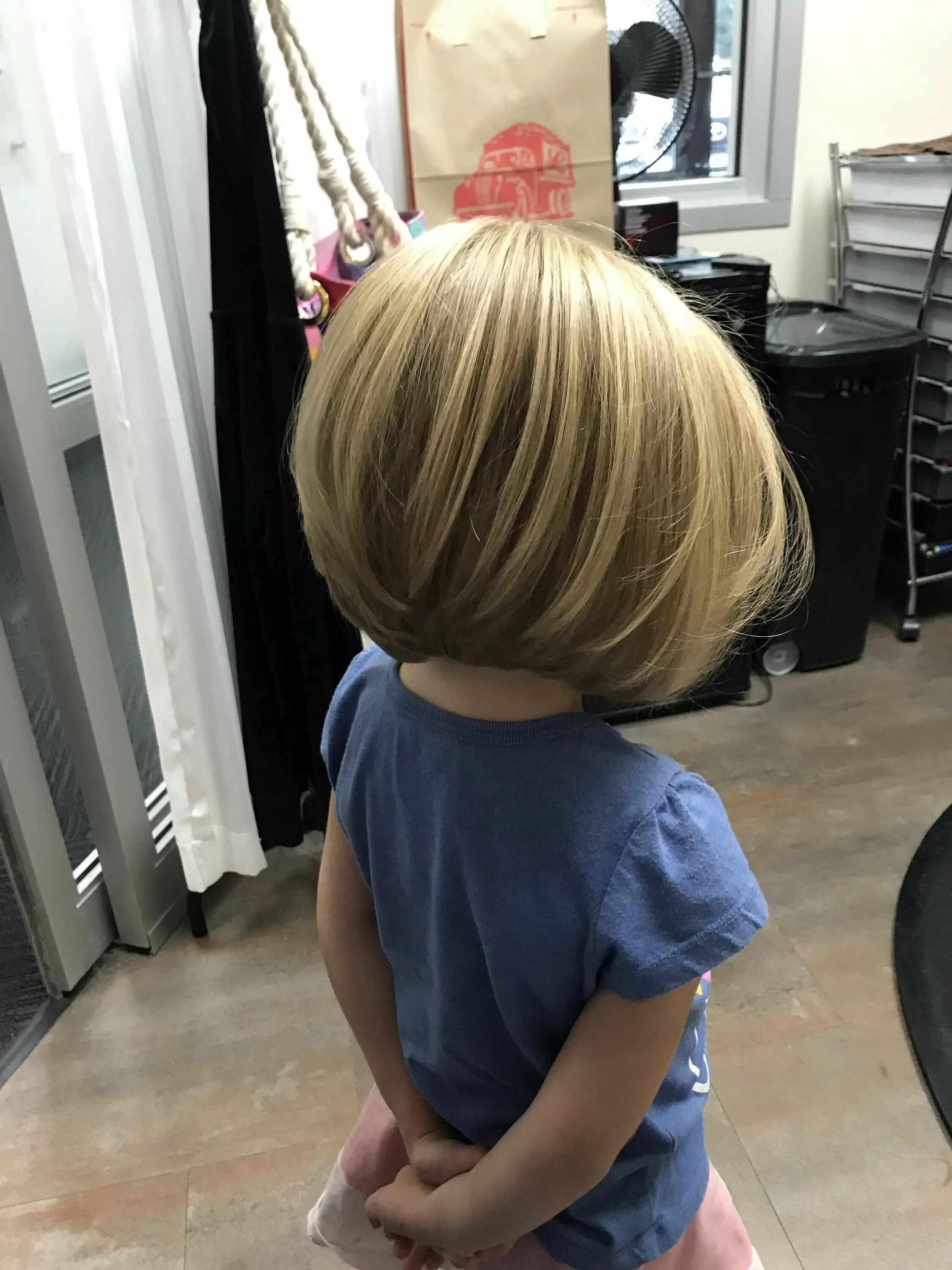 Прическа боб для девочки Claire’s hair Fall 2017 - Little girl layered bob haircut #kidsbobhaircut in 201