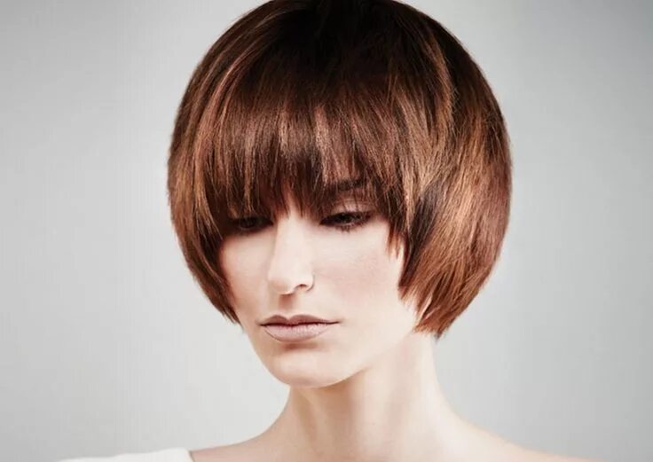 Прическа боб каре короткое с челкой SPRING / SUMMER 2013 Archives - MOB SALONS Medium hair styles, Medium short hair