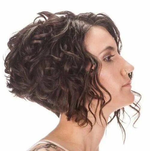 Прическа боб каре на кудрявые волосы 20 Best Curly Bob Hairstyles Bob-Hairstyle.Com Bob haircut curly, Inverted bob h