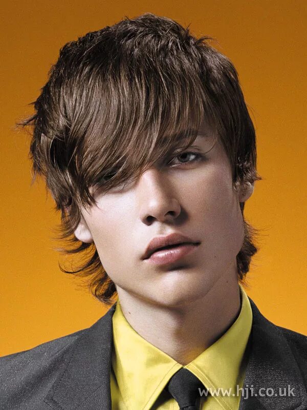 Прическа боб мужская 2006 men fringe hairstyle