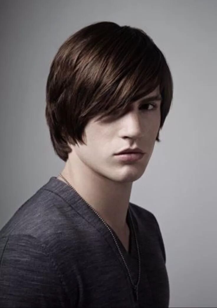 Прическа боб мужская короткая Men's Haircut. Faceted layer technique variation 2 Long hair styles men, Mens ha