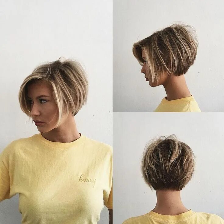 Прическа боб на короткие волосы Shaggy Layered Pixie Bob Short hair with layers, Short hair cuts, Thick hair sty