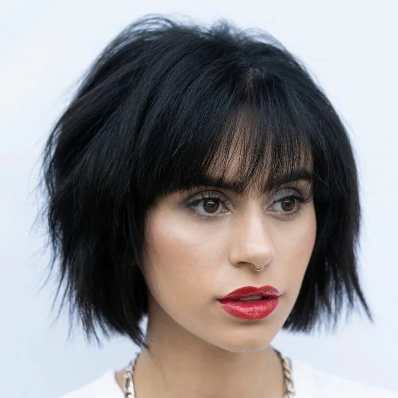 Прическа боб с челкой The Best Short Bob Hairstyles To Try In 2024, Because It's Time For a Chop Short