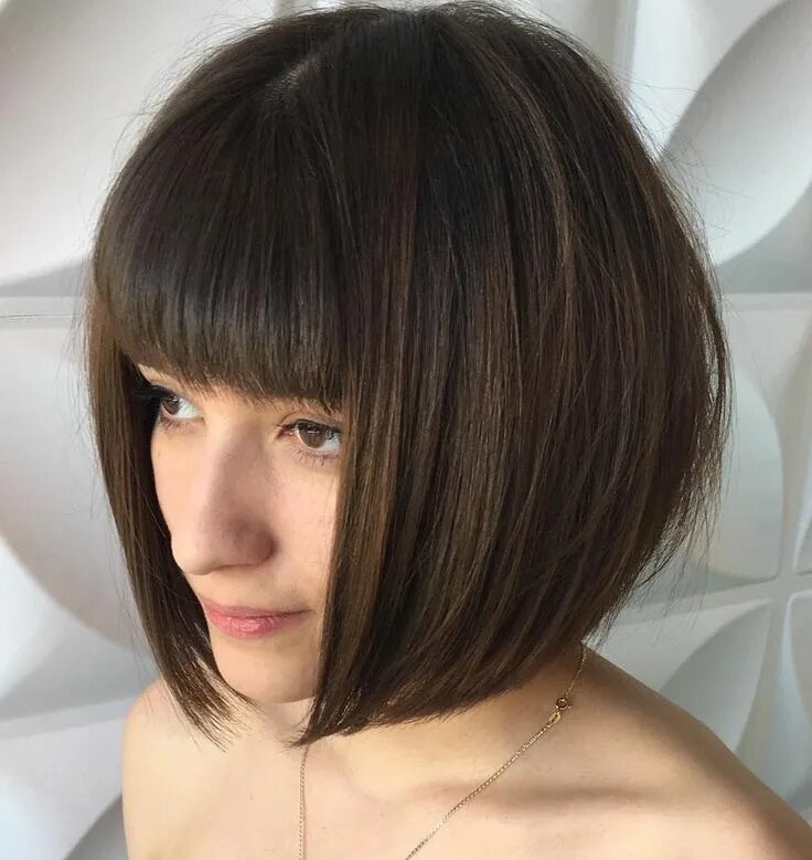 Прическа боб с челкой 50 Classy Short Bob Haircuts and Hairstyles with Bangs for 2024 Short bob haircu