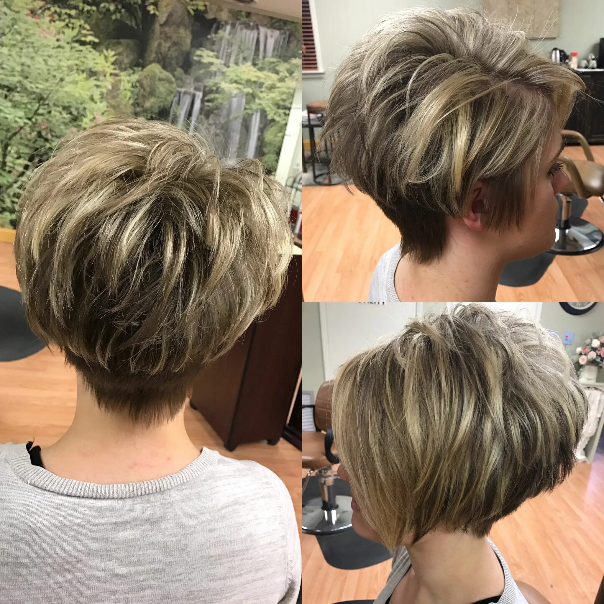 Прическа боб женская на короткие волосы фото Pin by Heather Renee on Hair by Heather Short layered haircuts, Hair cuts for ov