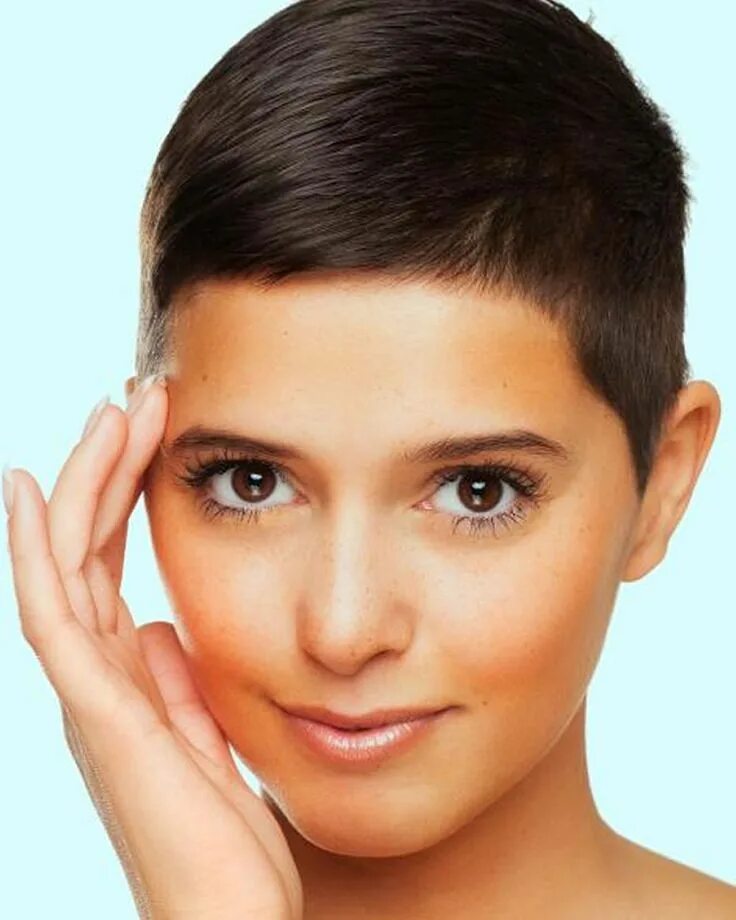 Прическа бобрик женская Ultra short pixie hairstyle Short hair styles pixie, Super short haircuts, Super