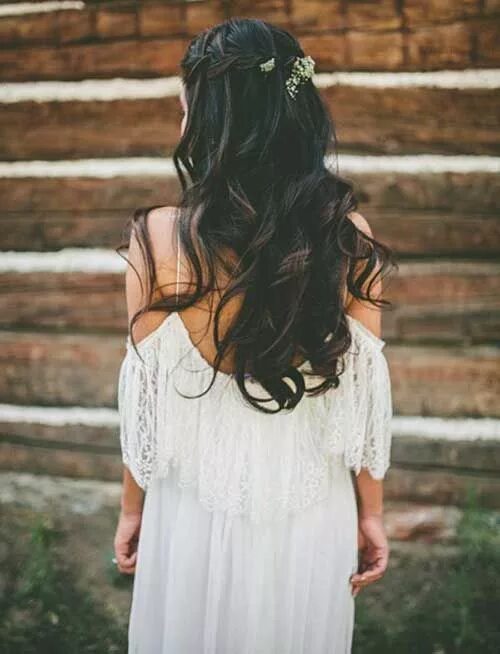 Прическа бохо длинные волосы Long Hairstyles for Weddings Boho wedding hair, Bride hairstyles, Bridal hair ha