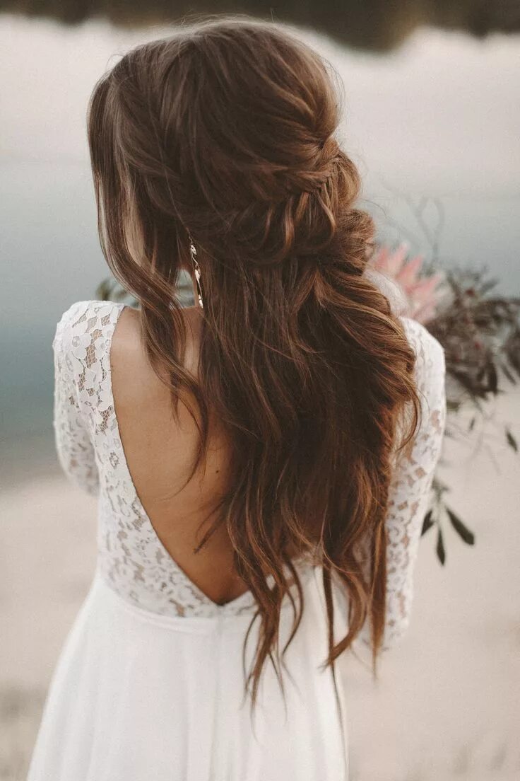 Прическа бохо длинные волосы Wedding Hairstyles Ideas : Long Wedding Hairstyles You'll Love https://greatmag.